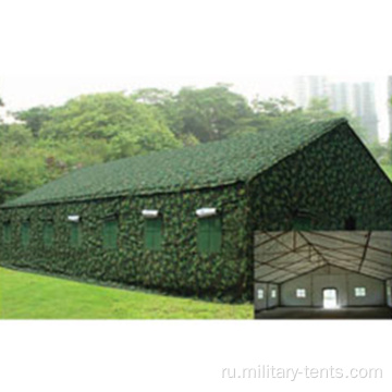 Военная палатка зеленого цвета из ПВХ для мероприятий